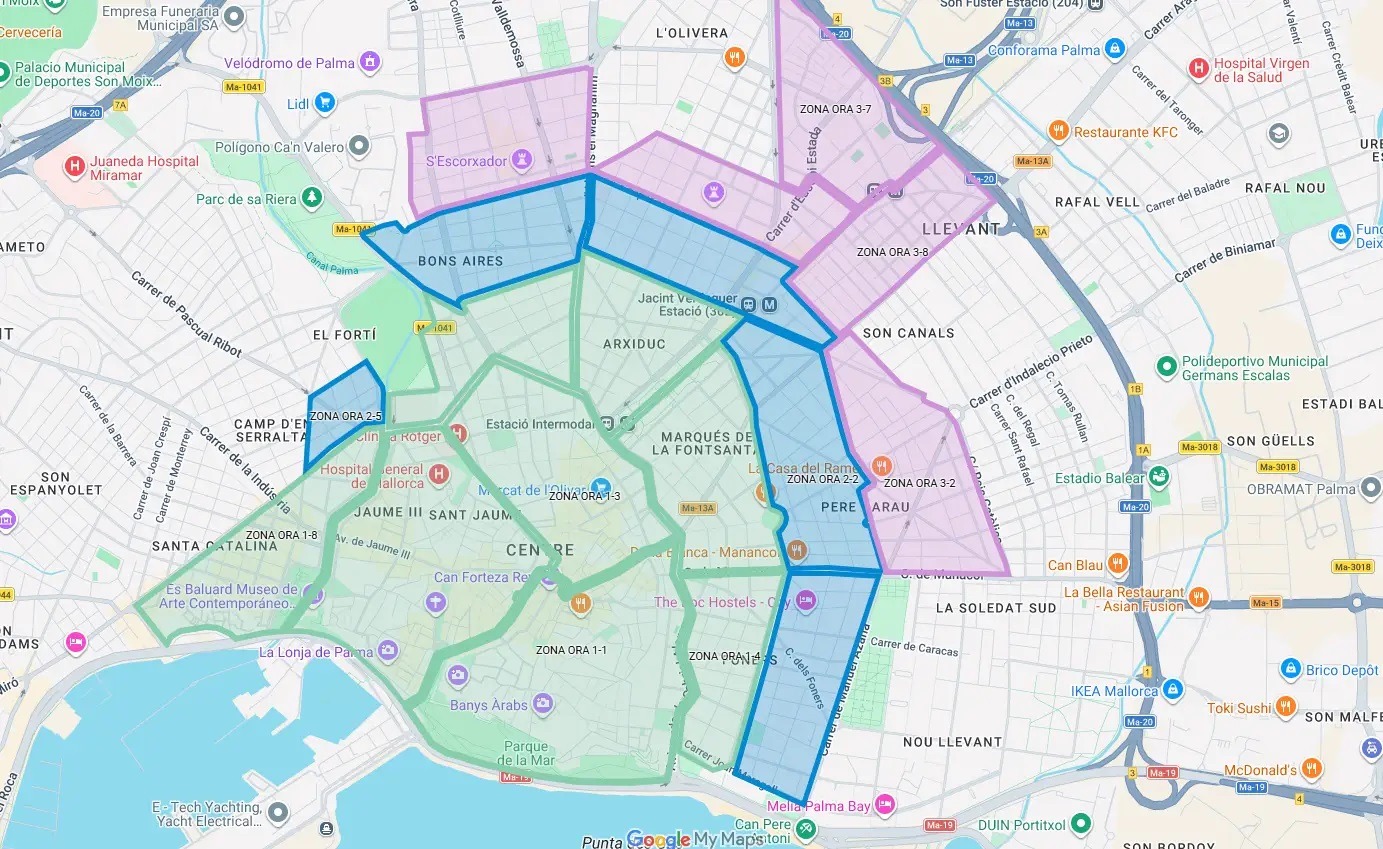 La ORA de Palma duplicará sus plazas en 2027