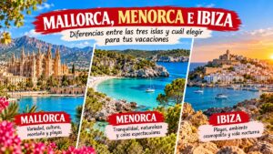 Mallorca, Menorca o Ibiza: diferencias entre las tres islas y cuál elegir para tus vacaciones diferencias entre mallorca, menorca e ibiza
