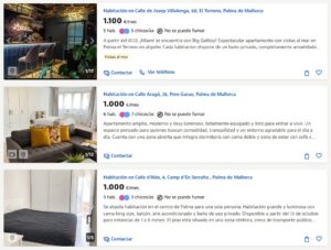  ¿1.000 euros por una habitación en Mallorca?