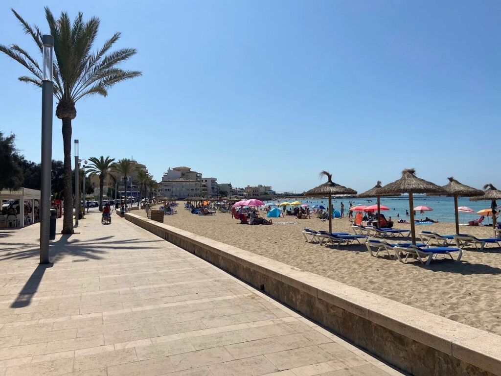 Playa de Ciudad Jardín en Palma